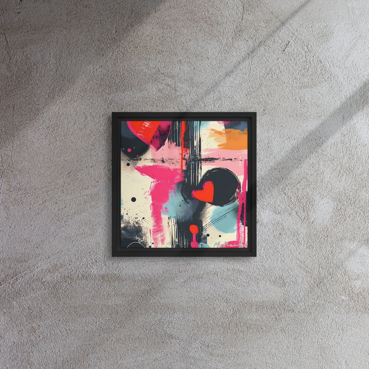 Framed canvas 'From London with Love..' #2