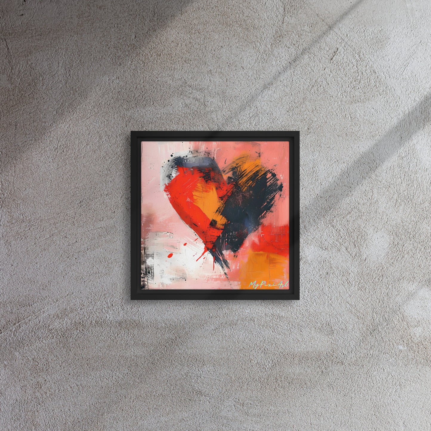 Framed canvas 'From London with Love..' #8
