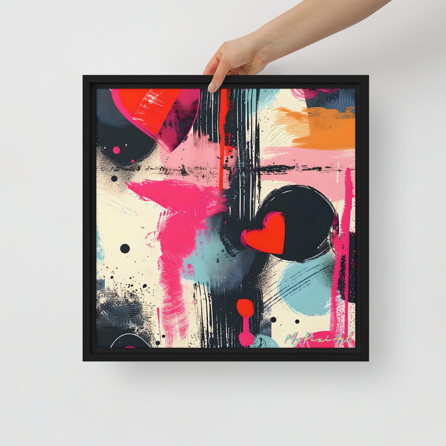 Framed canvas 'From London with Love..' #2