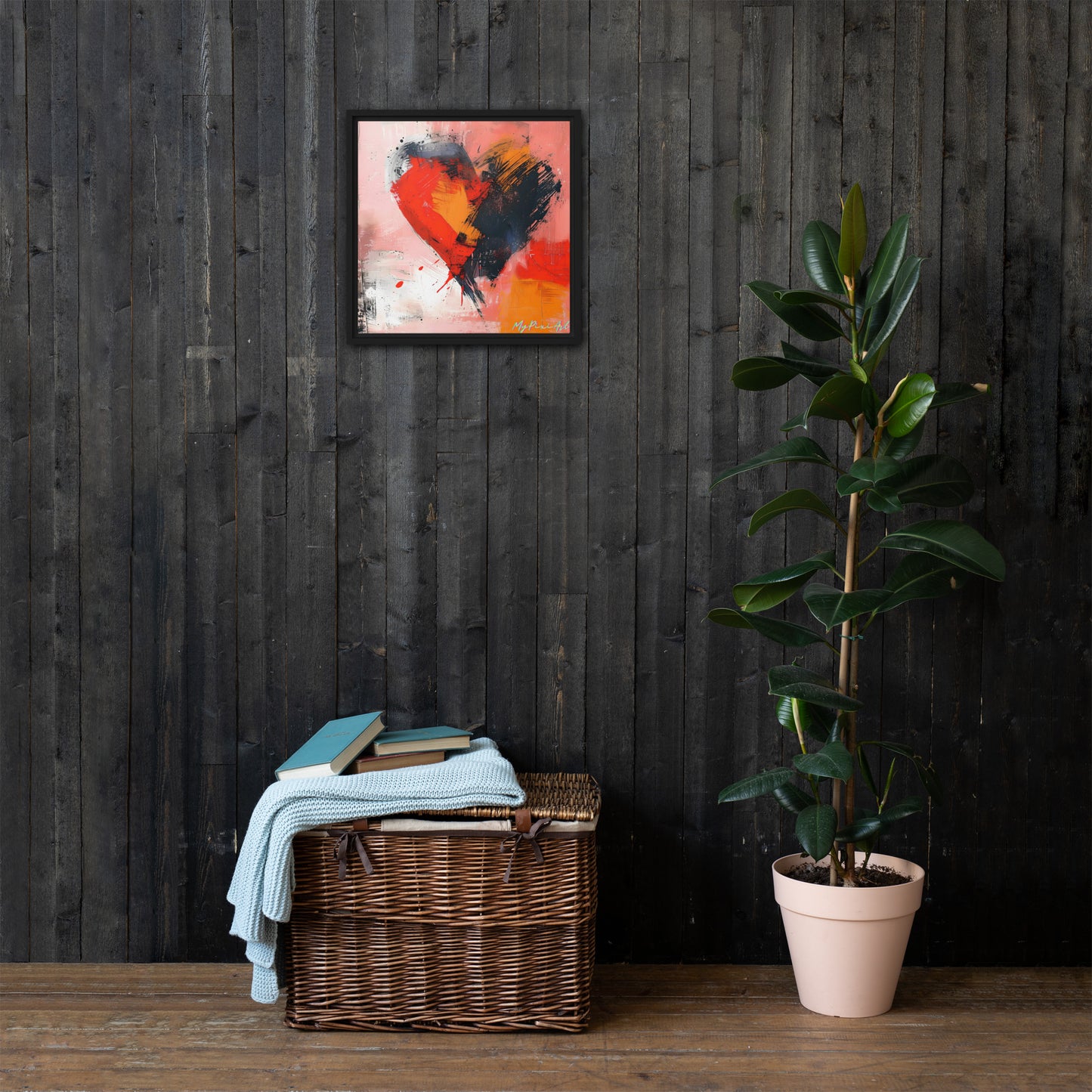 Framed canvas 'From London with Love..' #8