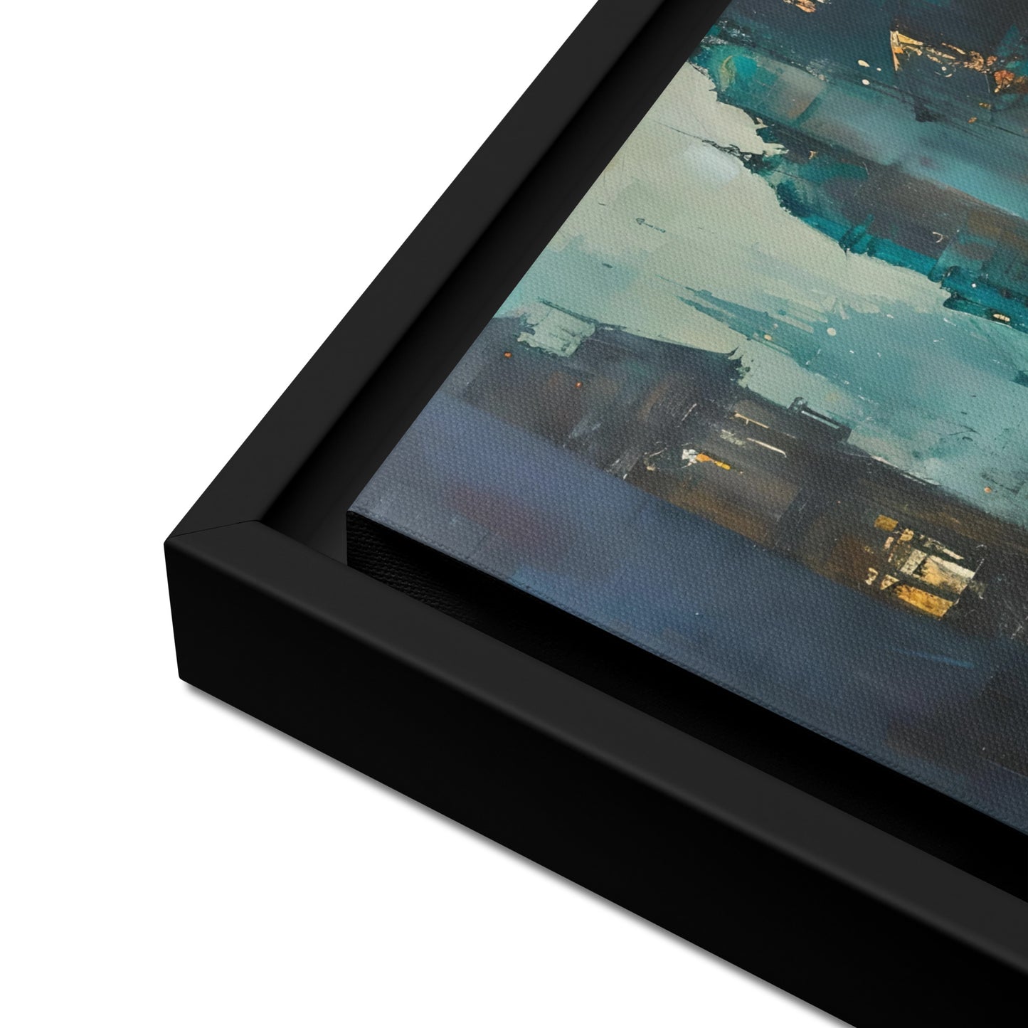 Framed canvas Street's echo #1
