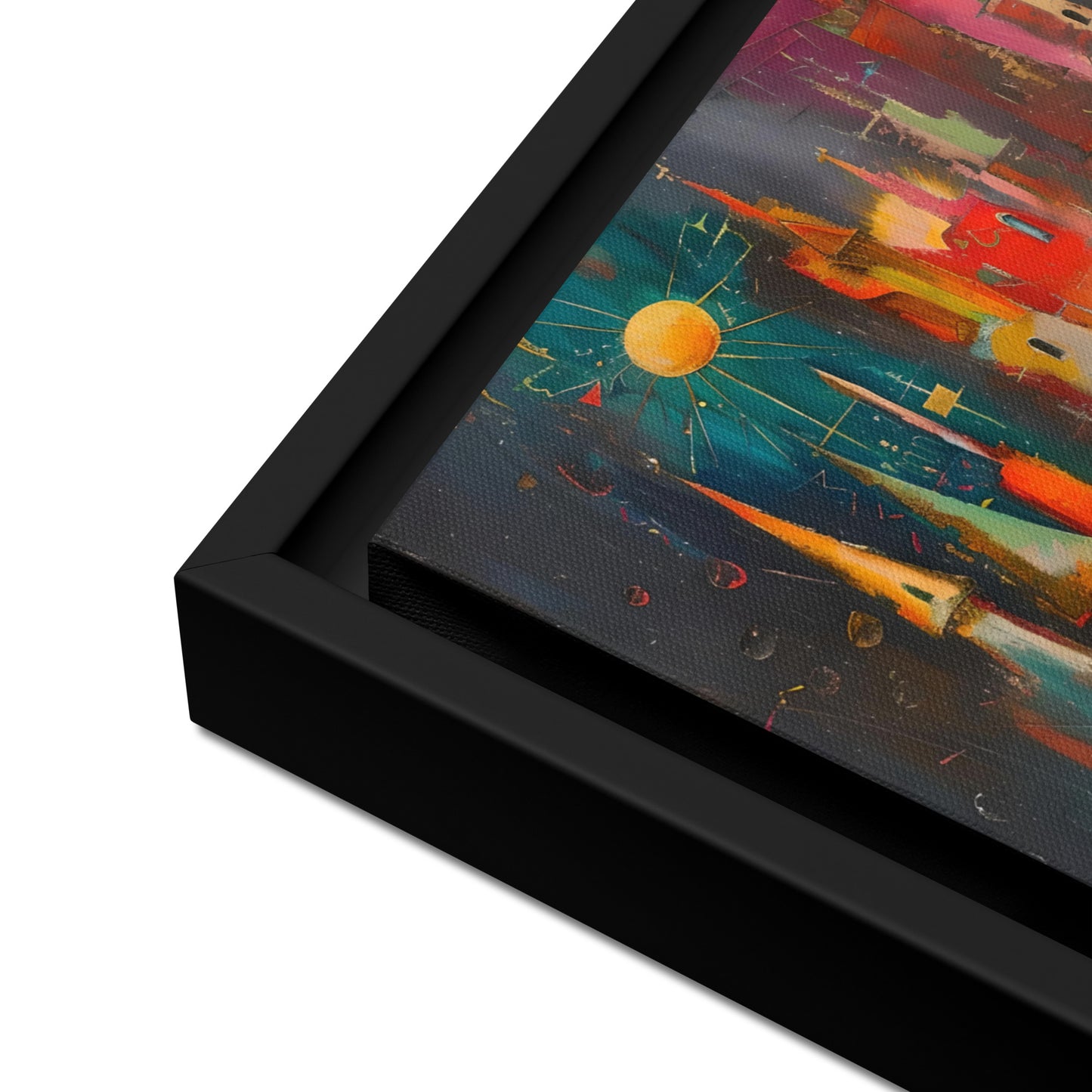 Framed canvas Street's echo #3
