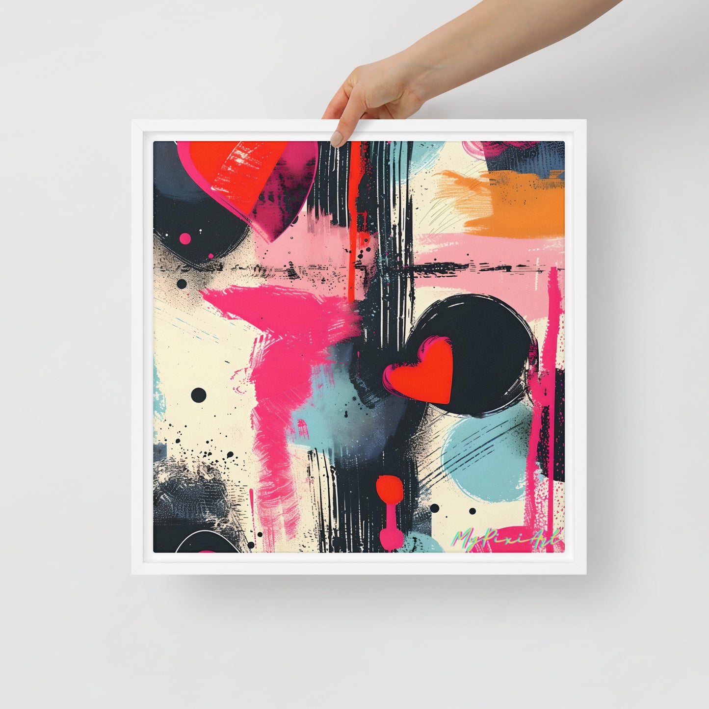 Framed canvas 'From London with Love..' #2