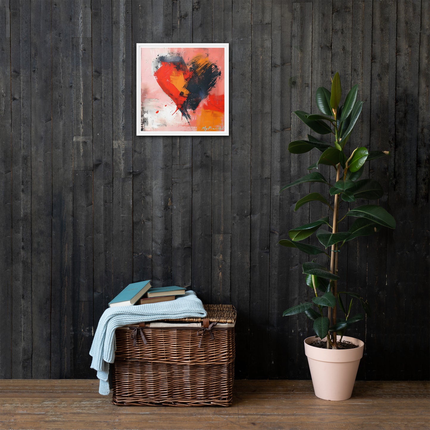 Framed canvas 'From London with Love..' #8