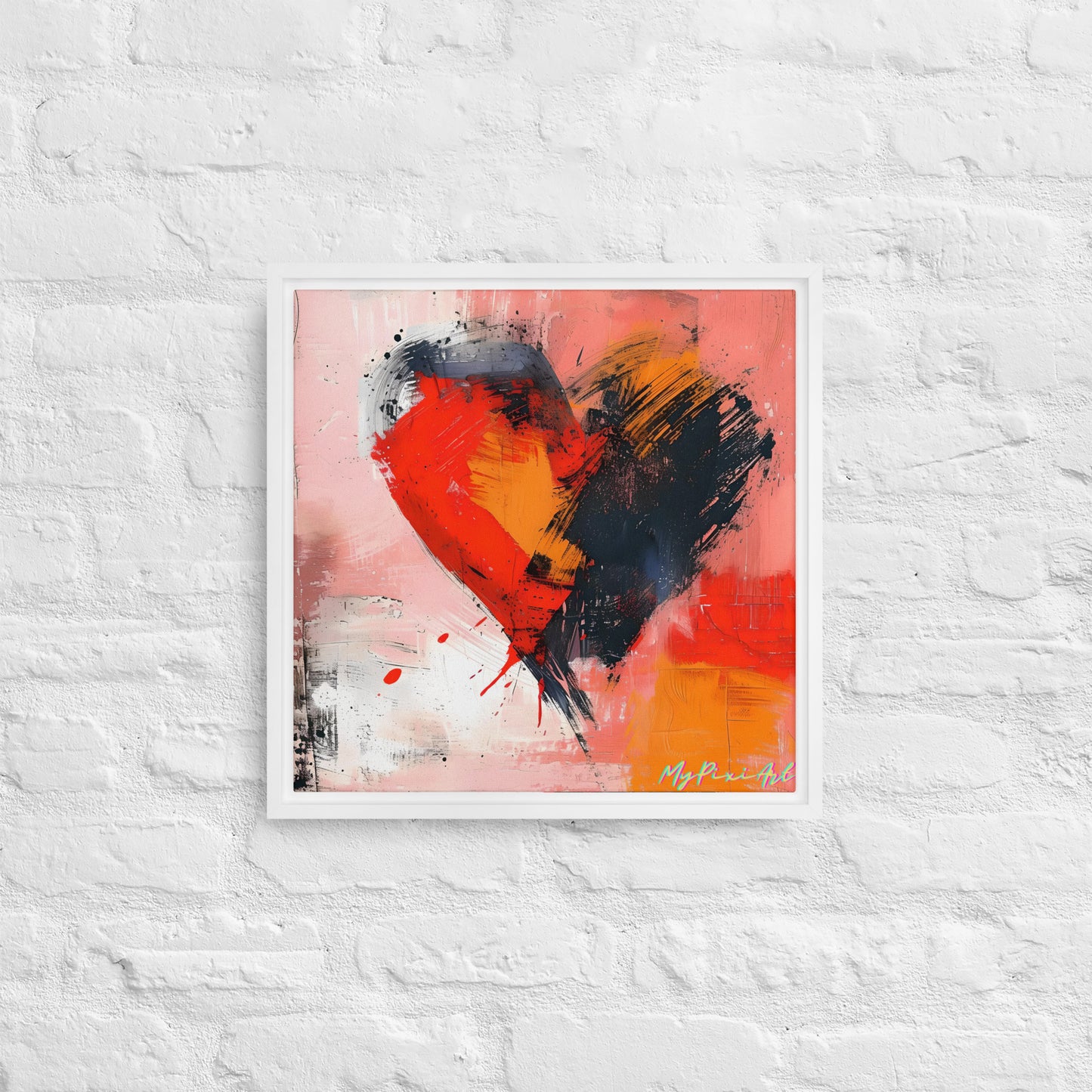 Framed canvas 'From London with Love..' #8