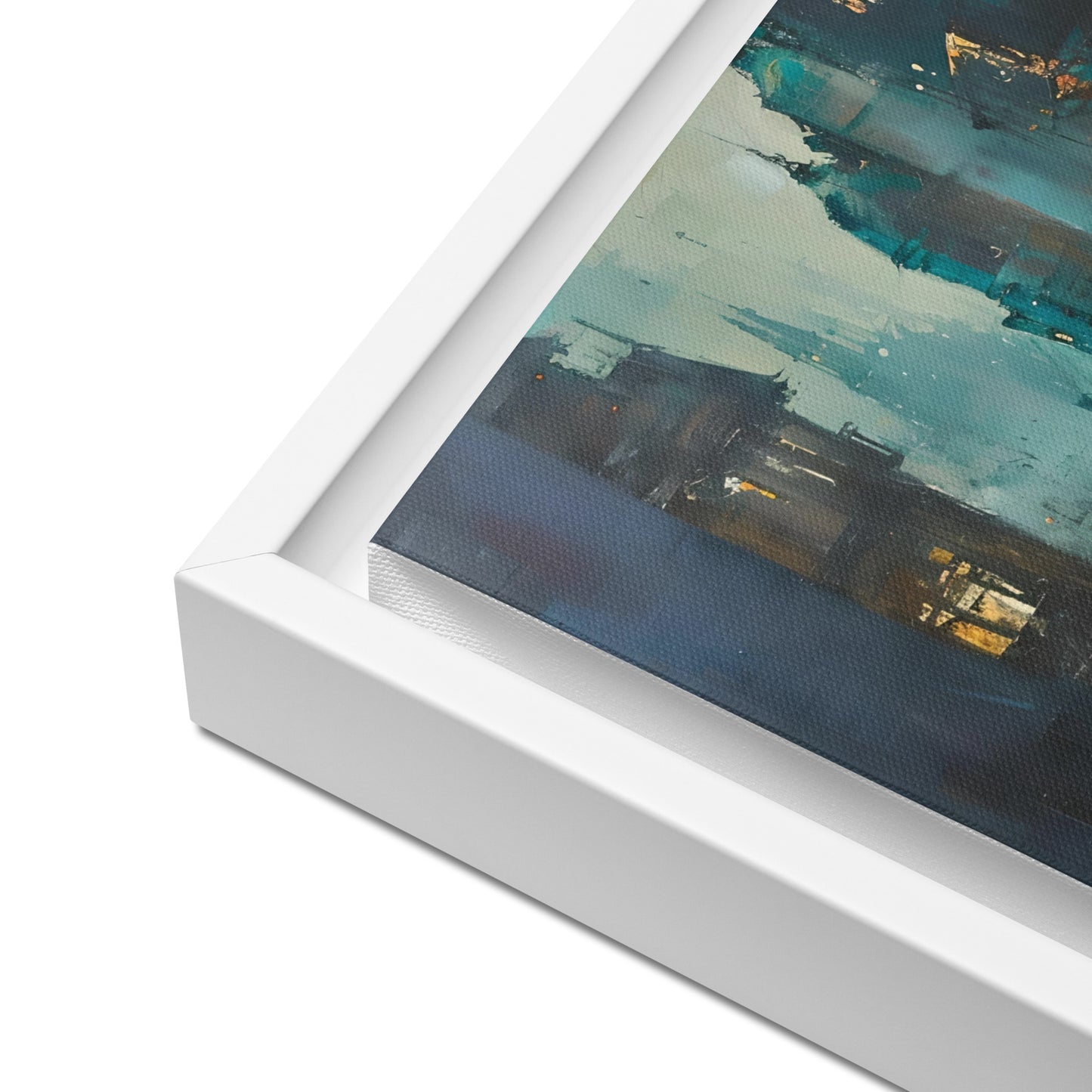 Framed canvas Street's echo #1