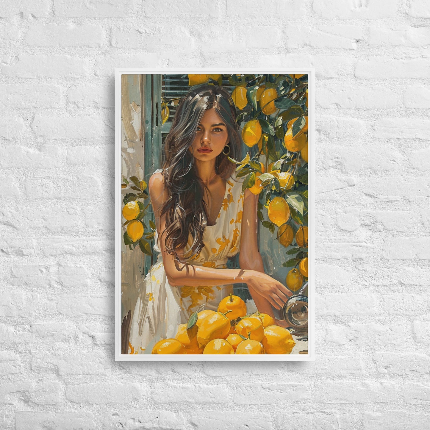 Framed canvas Italian dreams #1