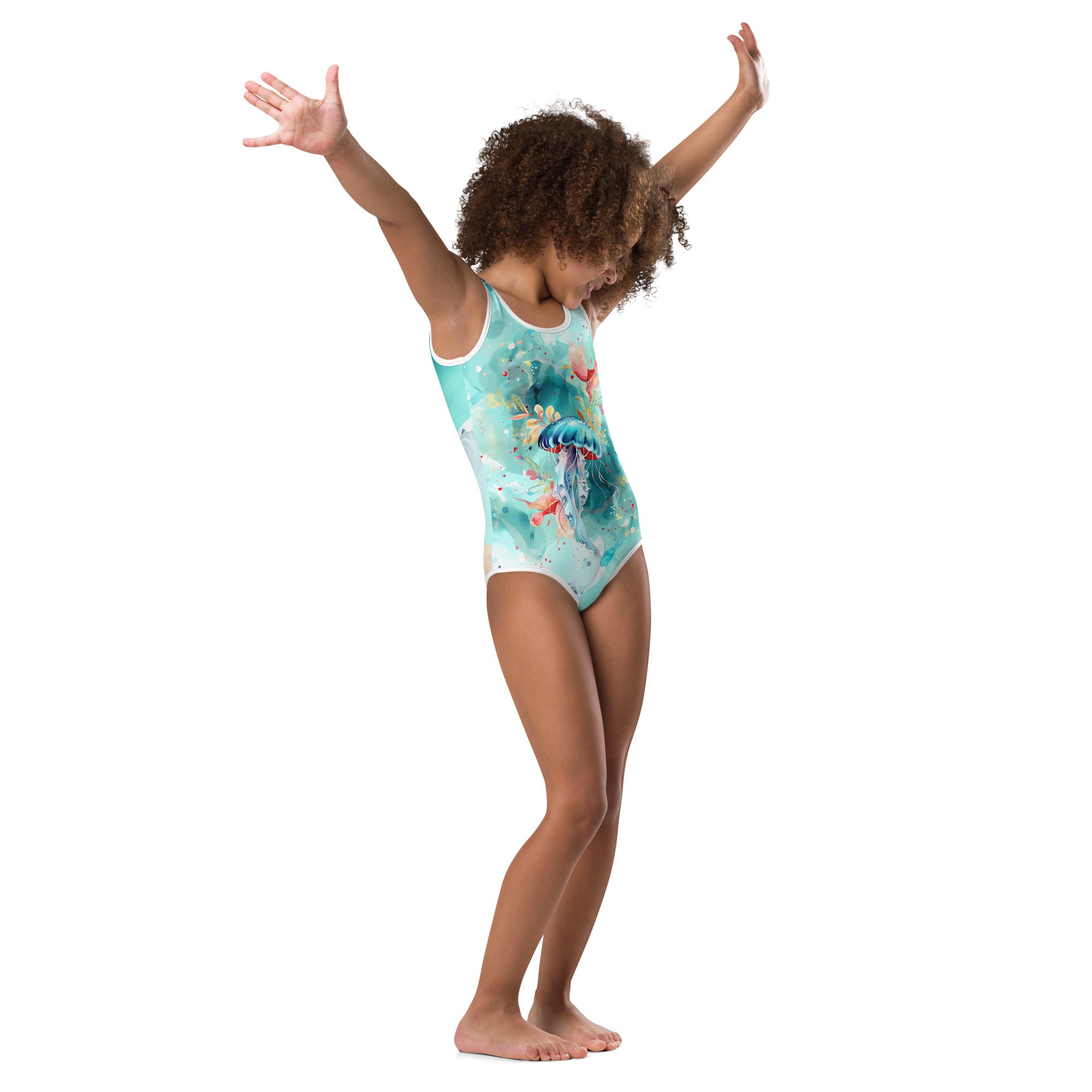 All Over Print Kids Swimsuit Whale story 6 MyPixiArt