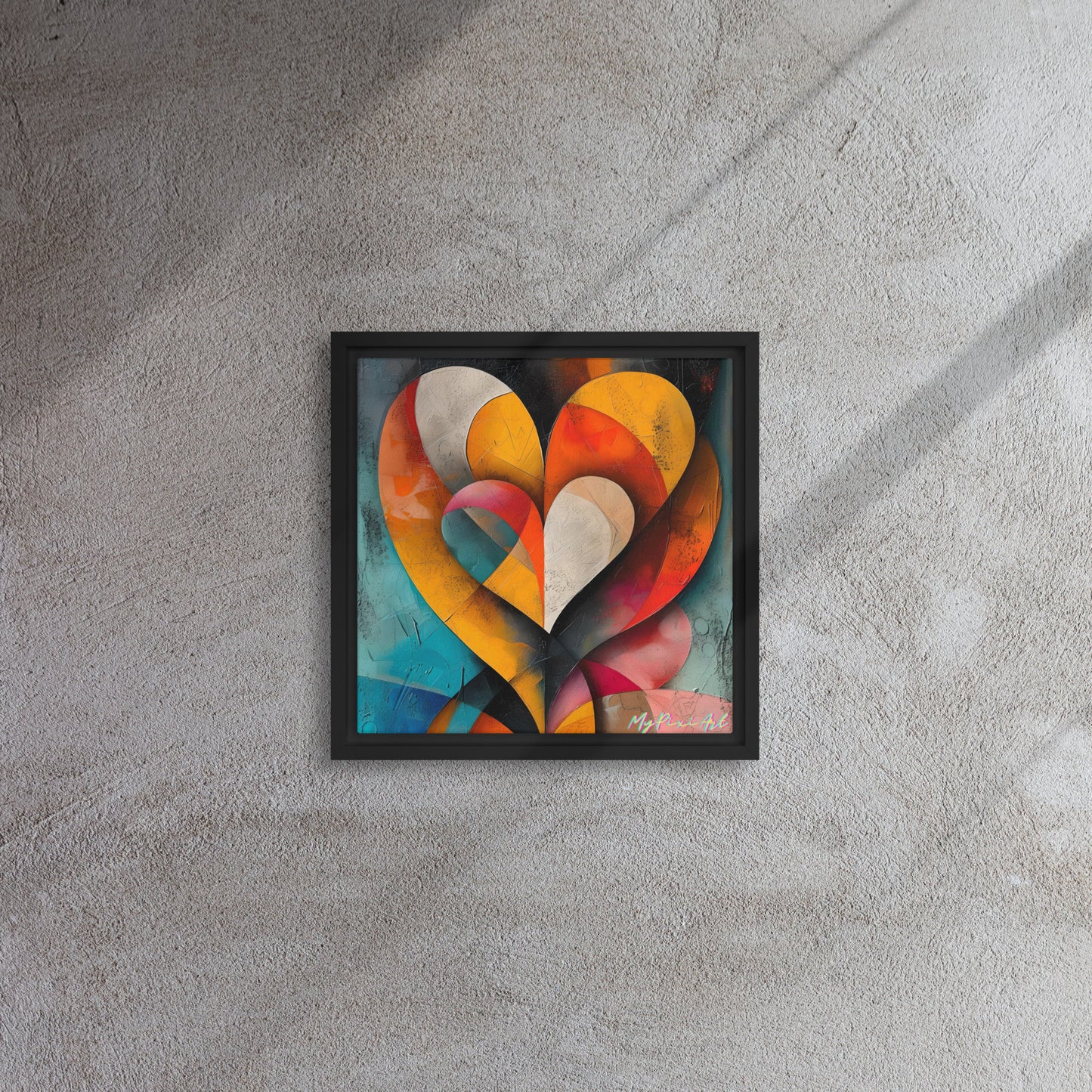 Framed canvas 'From London with Love..' #5