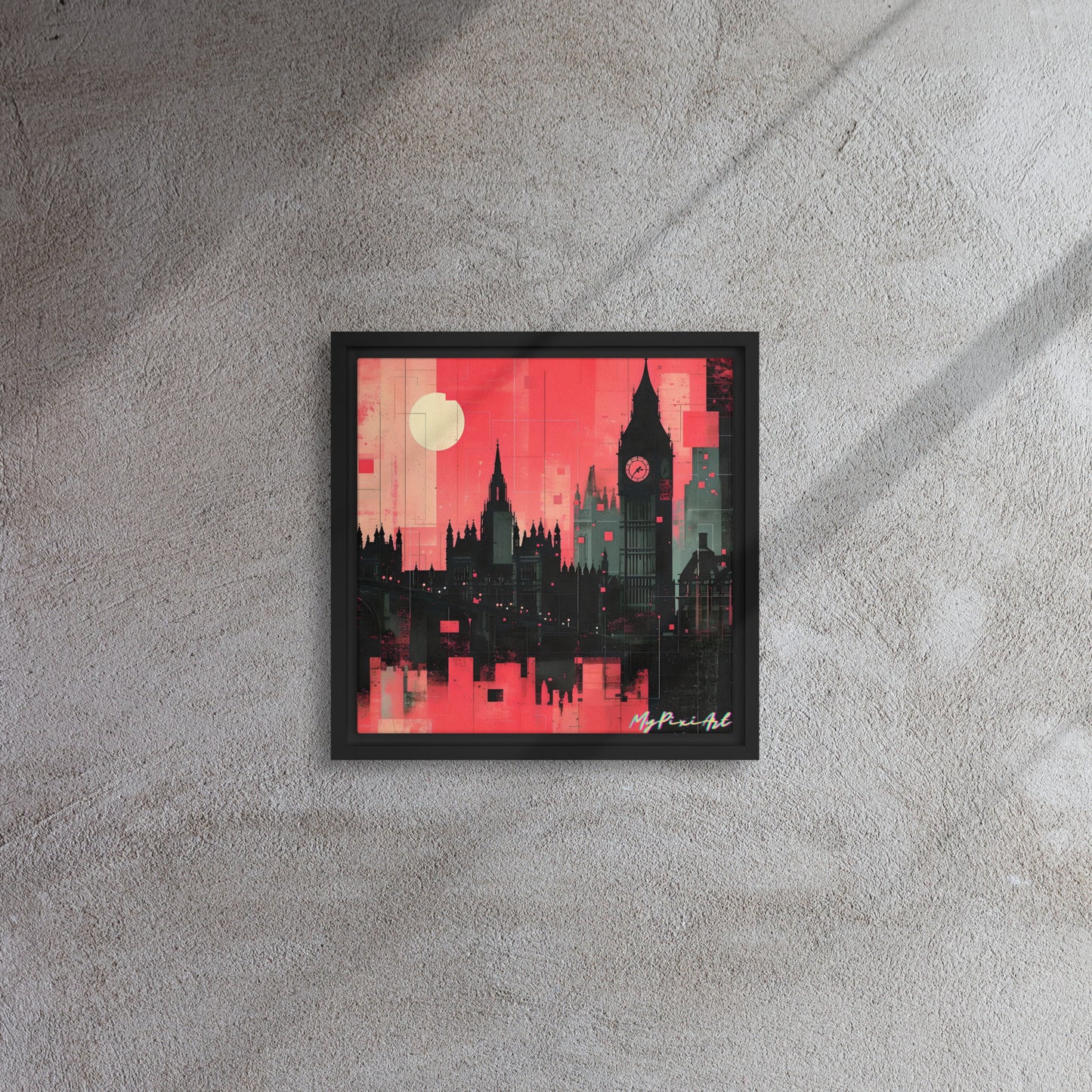 Framed canvas 'From London with Love..' #9