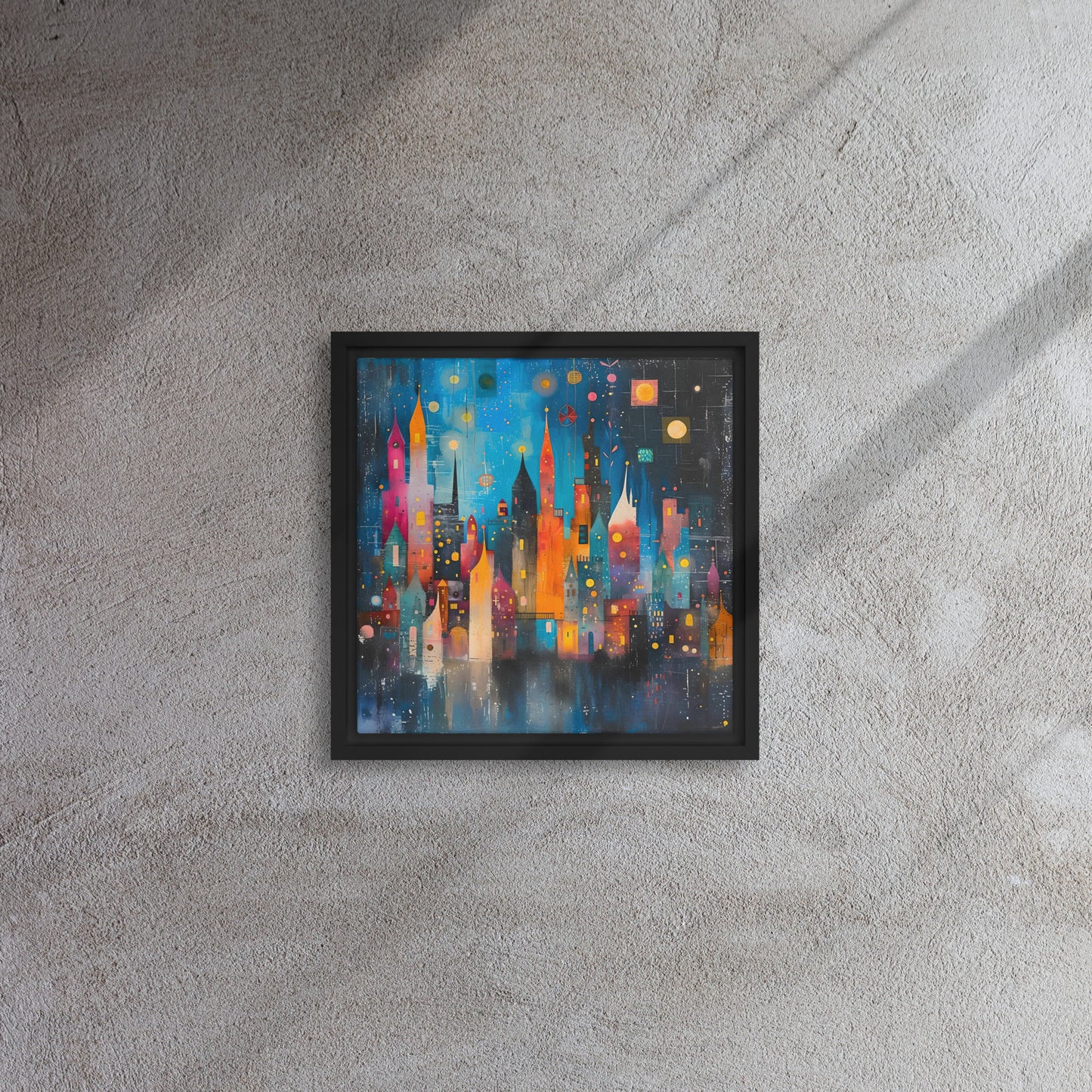 Framed canvas Street's echo #4