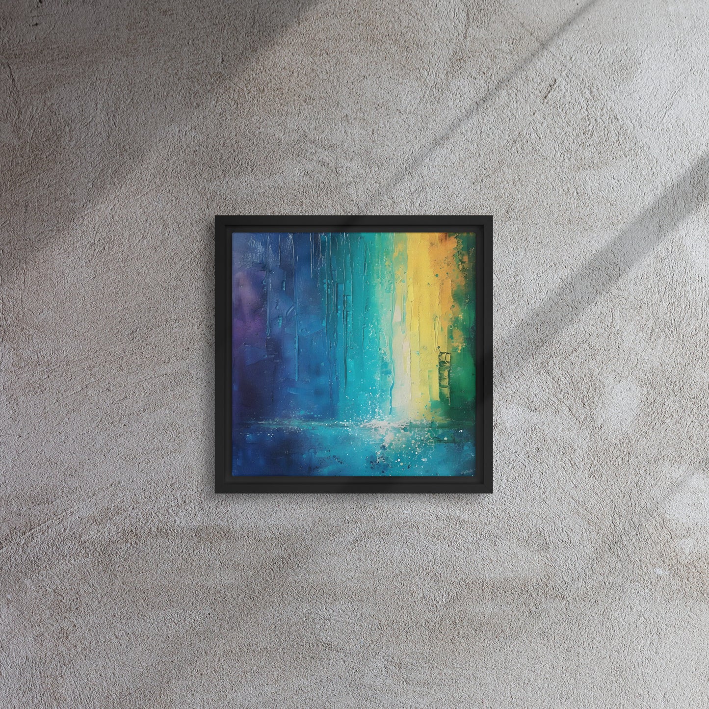 Framed canvas Rainy day #1