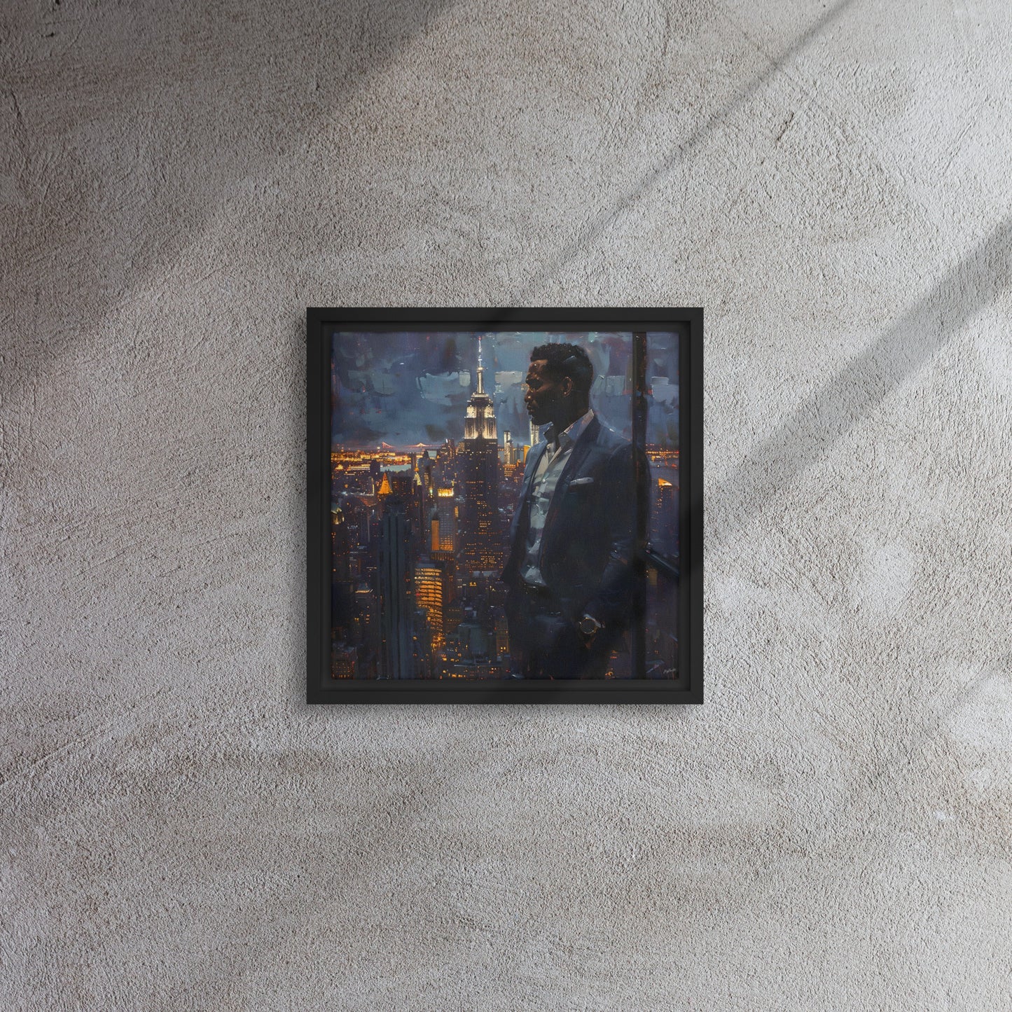 Framed canvas Big City Lights #3