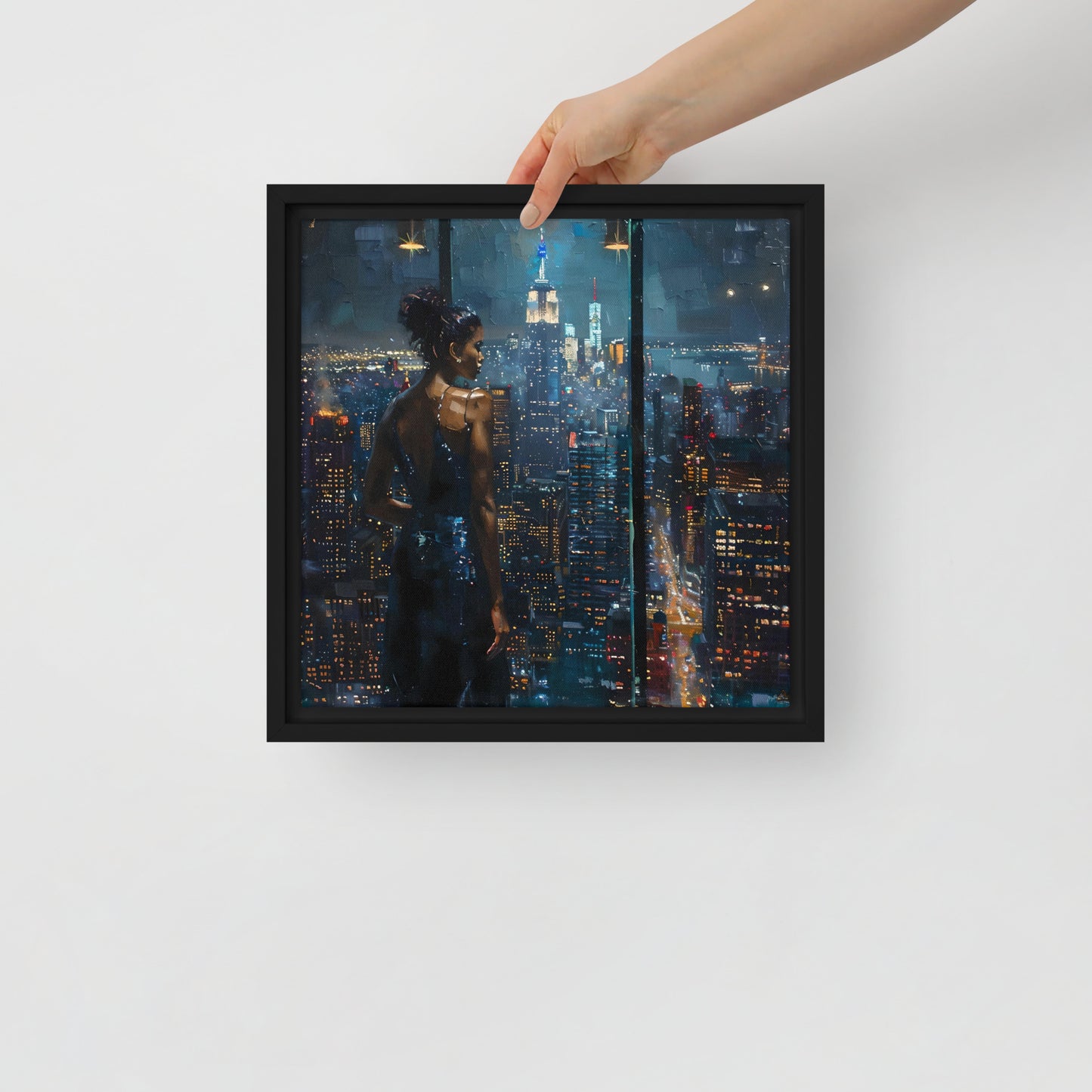 Framed canvas Big city Lights #4