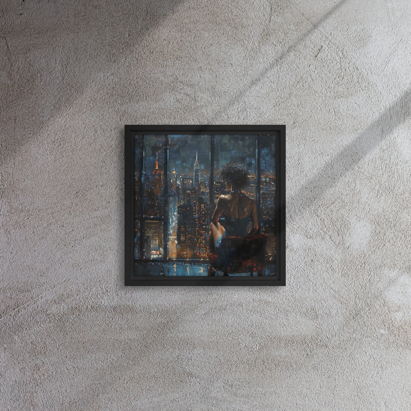 Framed canvas Big City Lights #6