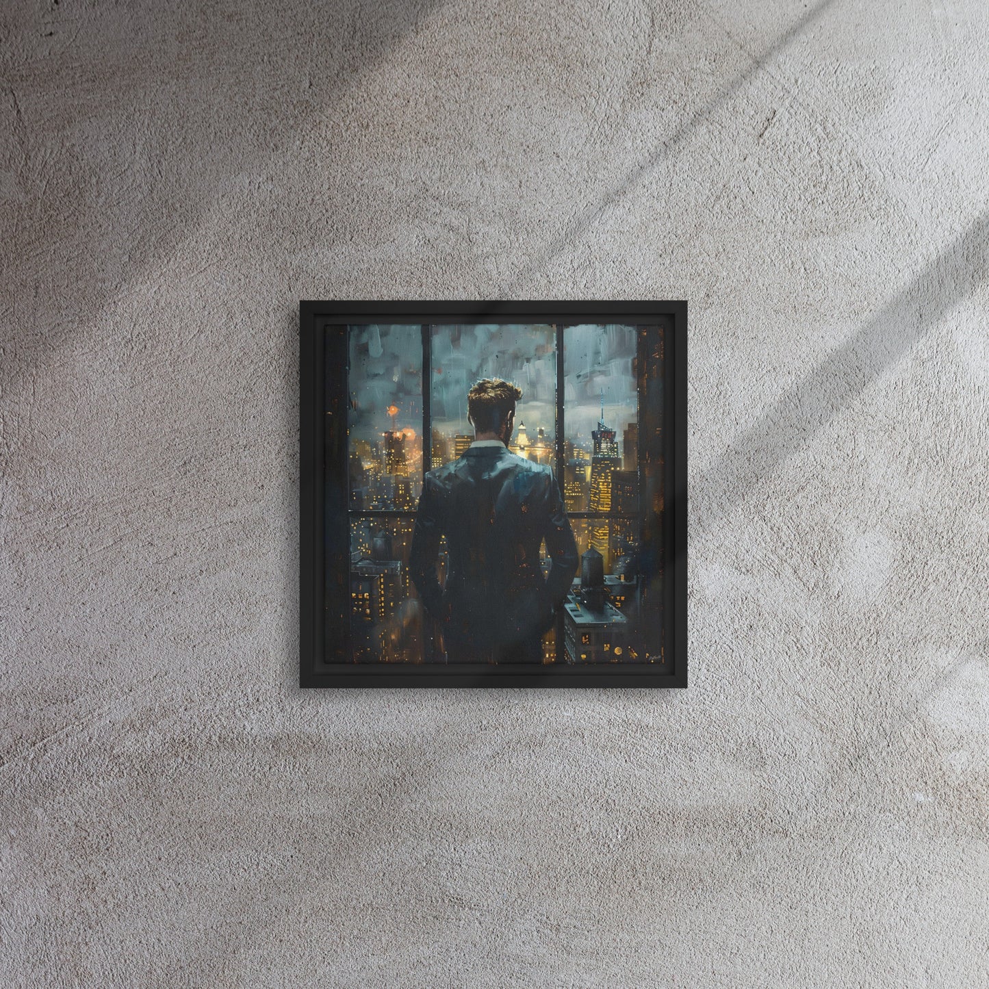 Framed canvas Big City Lights #7