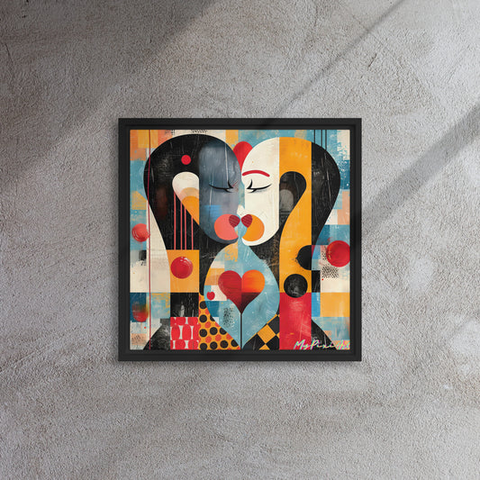 Framed canvas  'From London with Love..' #1