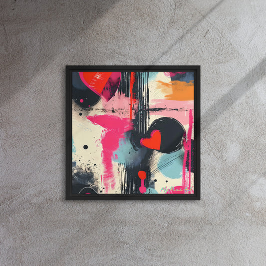 Framed canvas  'From London with Love..' #2