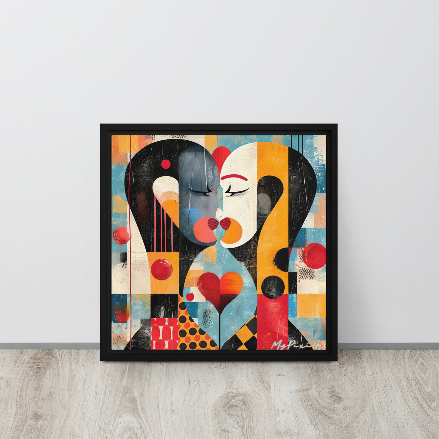 Framed canvas  'From London with Love..' #1