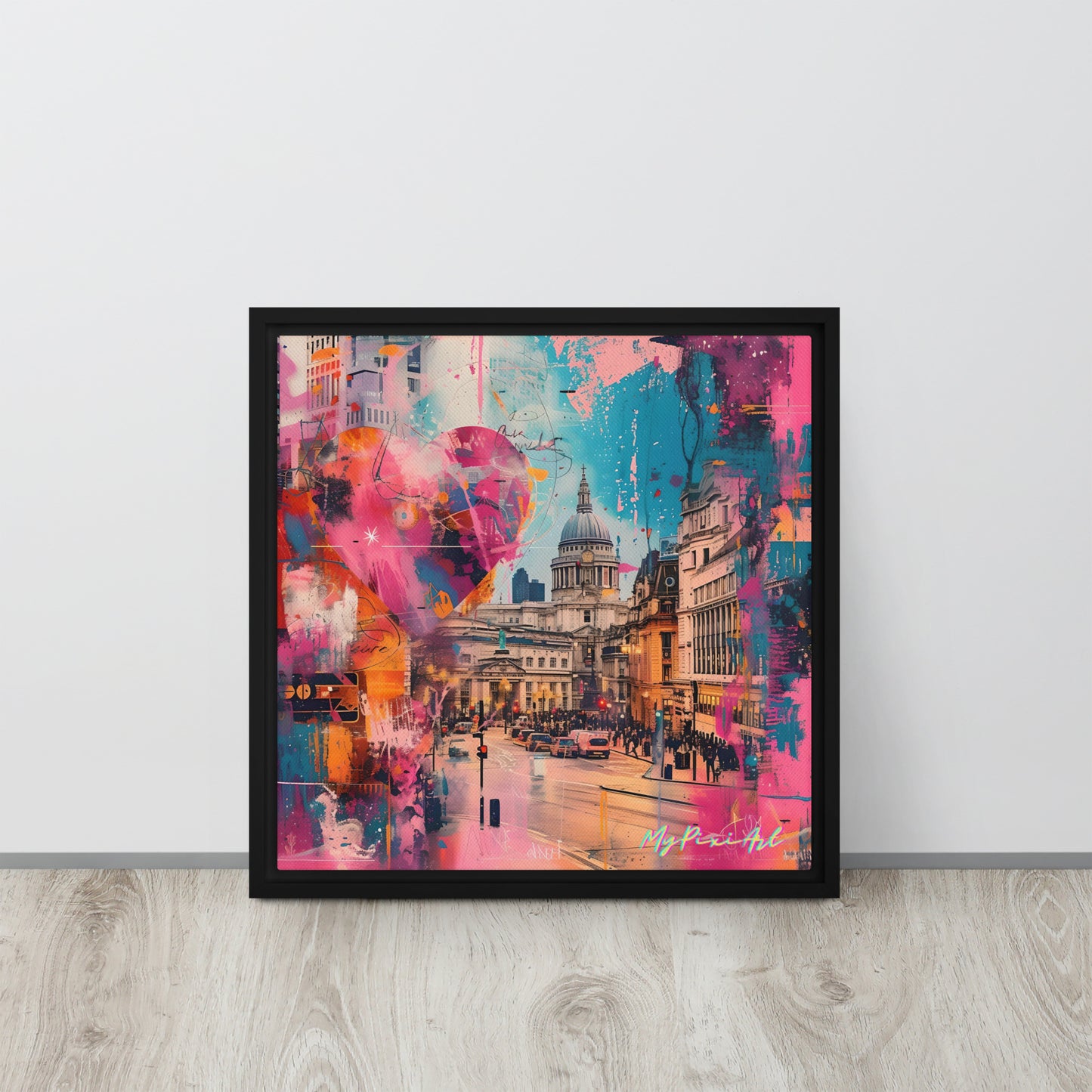 Framed canvas "from London with Love.." #3