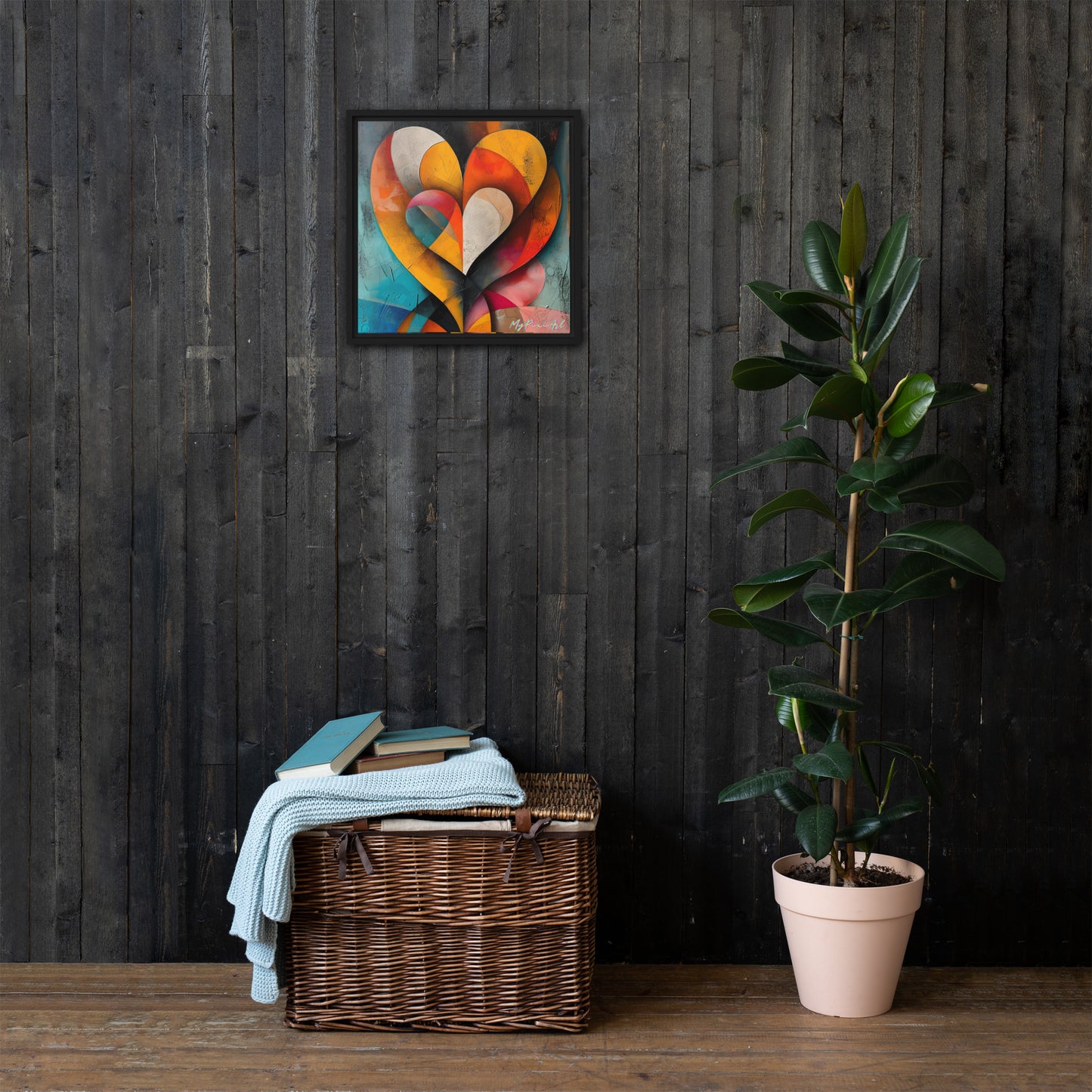 Framed canvas 'From London with Love..' #5