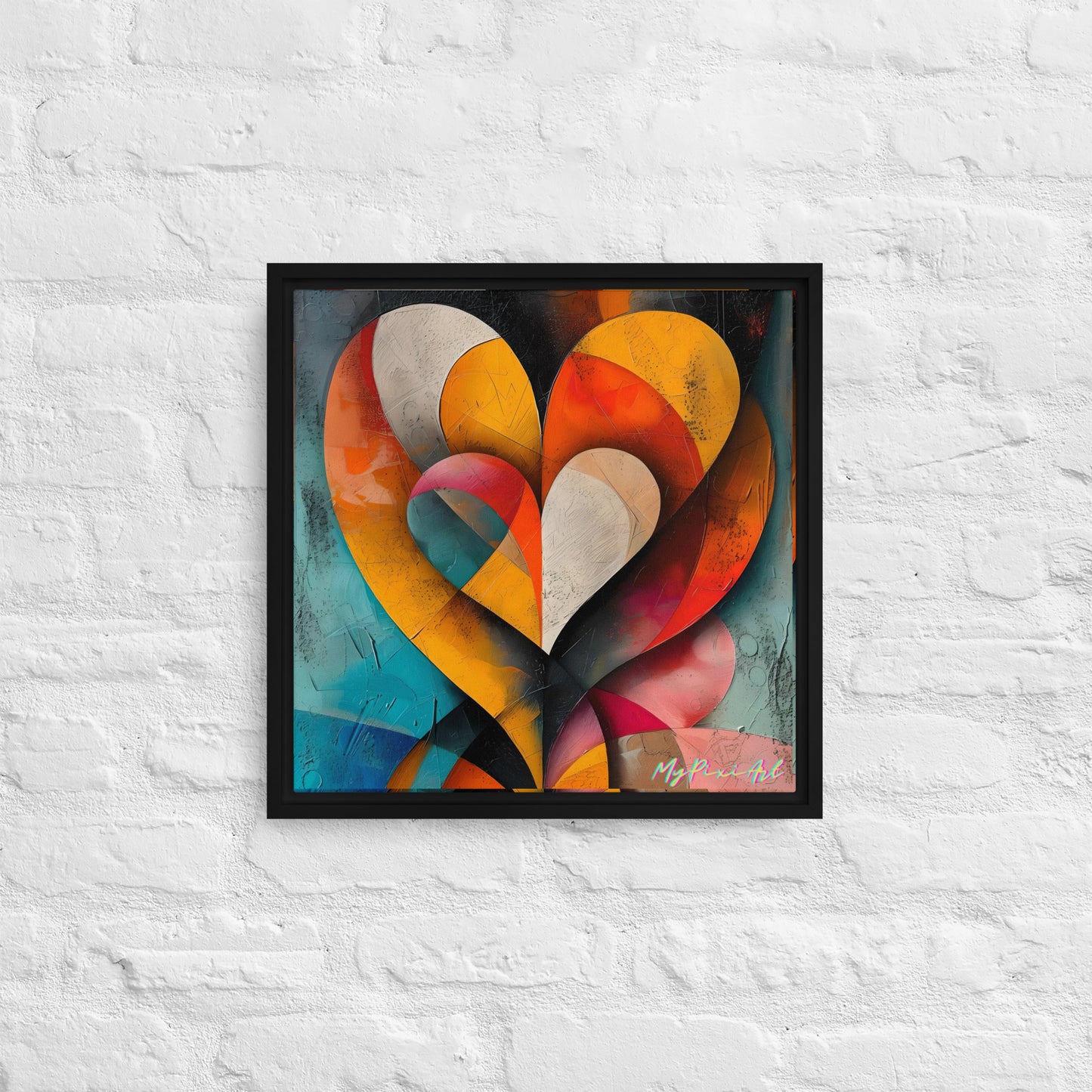 Framed canvas 'From London with Love..' #5
