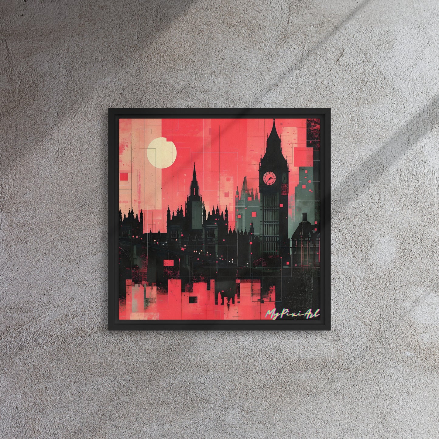 Framed canvas 'From London with Love..' #9