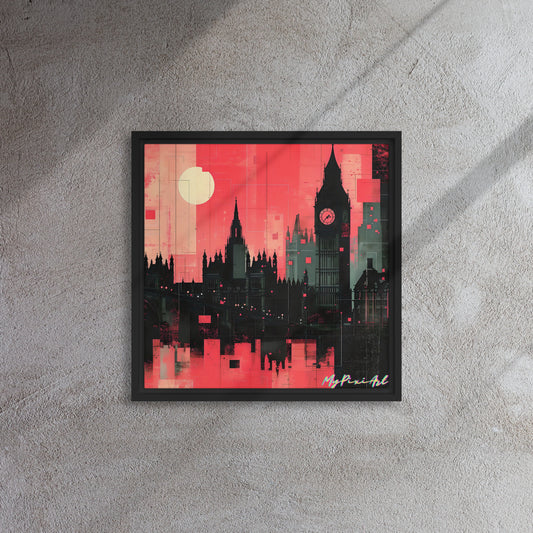 Framed canvas 'From London with Love..' #9