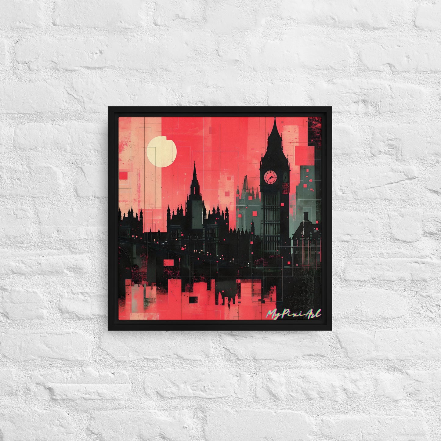 Framed canvas 'From London with Love..' #9