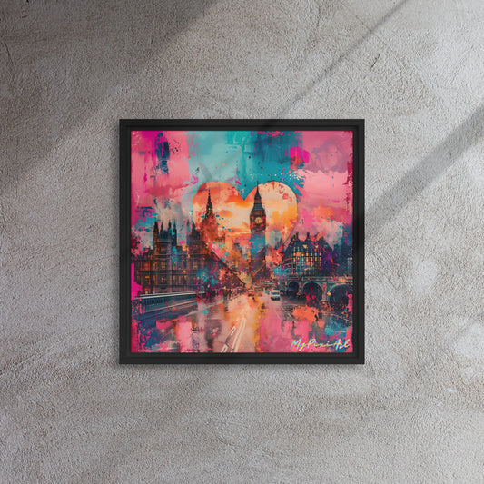 Framed canvas 'From London with Love..' #10
