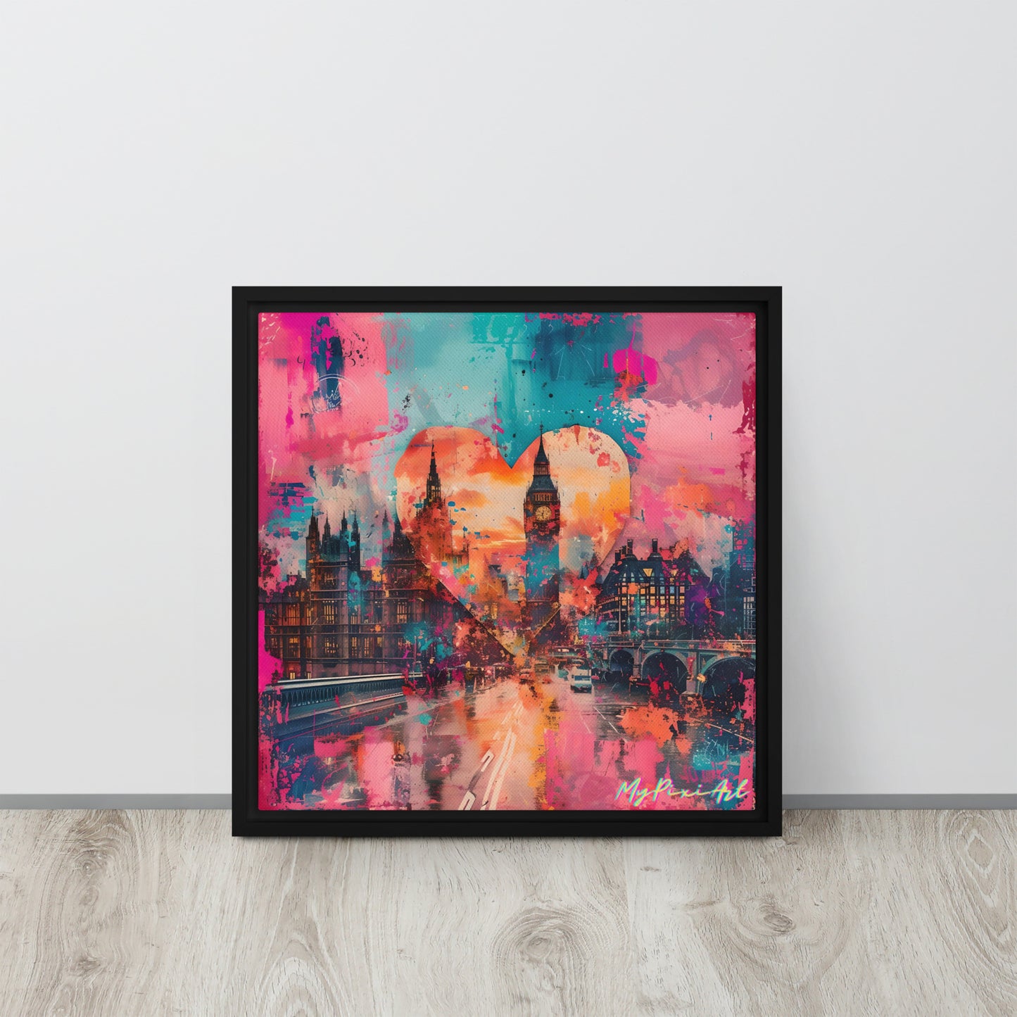 Framed canvas 'From London with Love..' #10