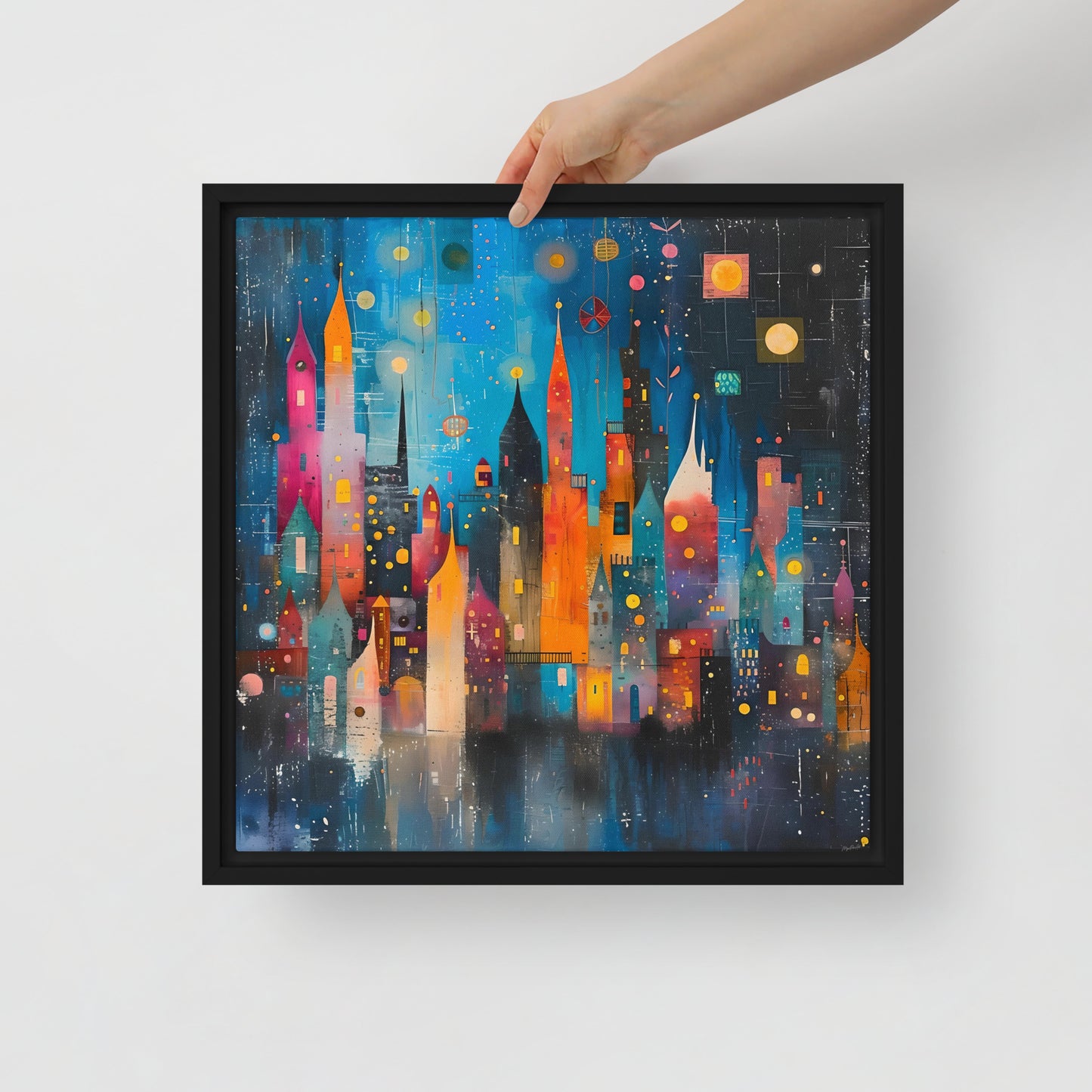 Framed canvas Street's echo #4