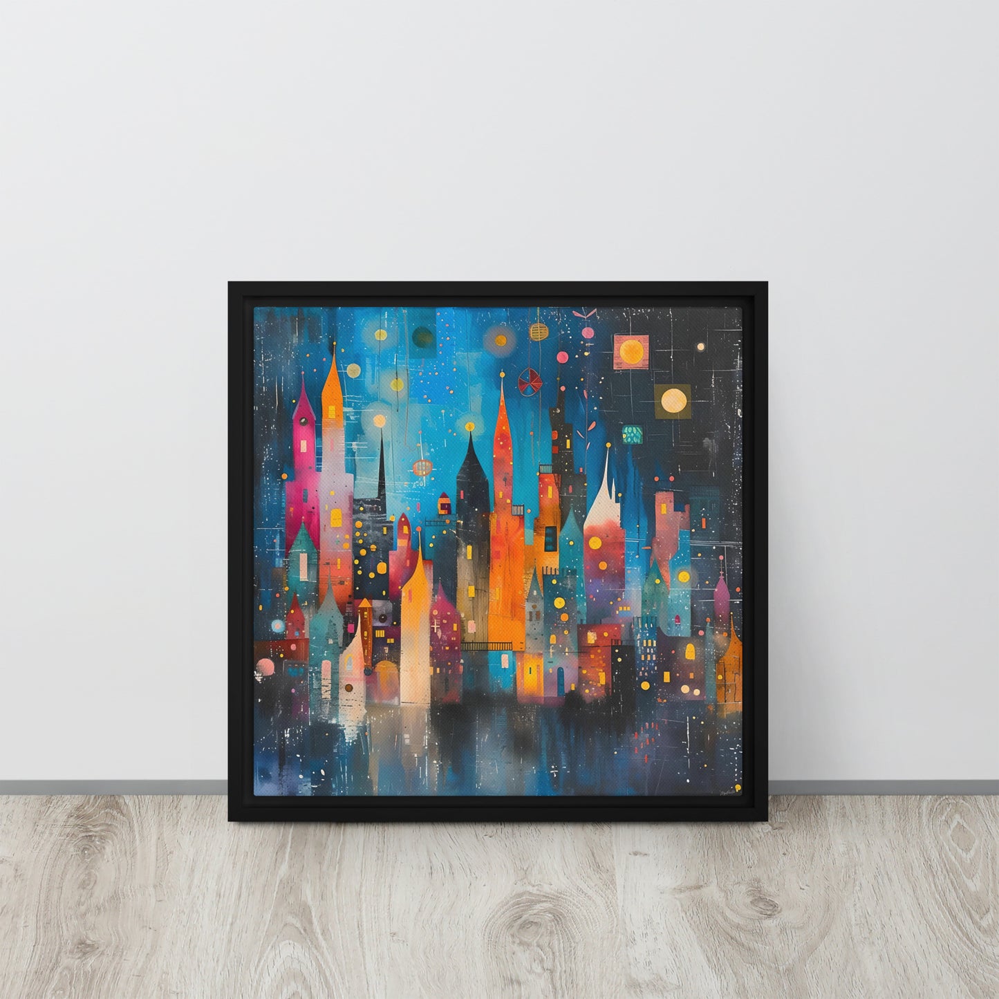 Framed canvas Street's echo #4