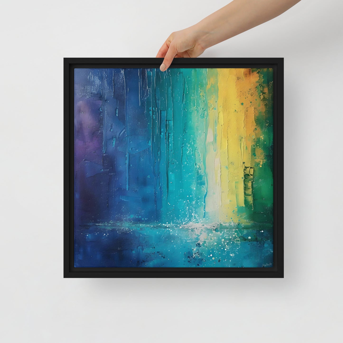 Framed canvas Rainy day #1