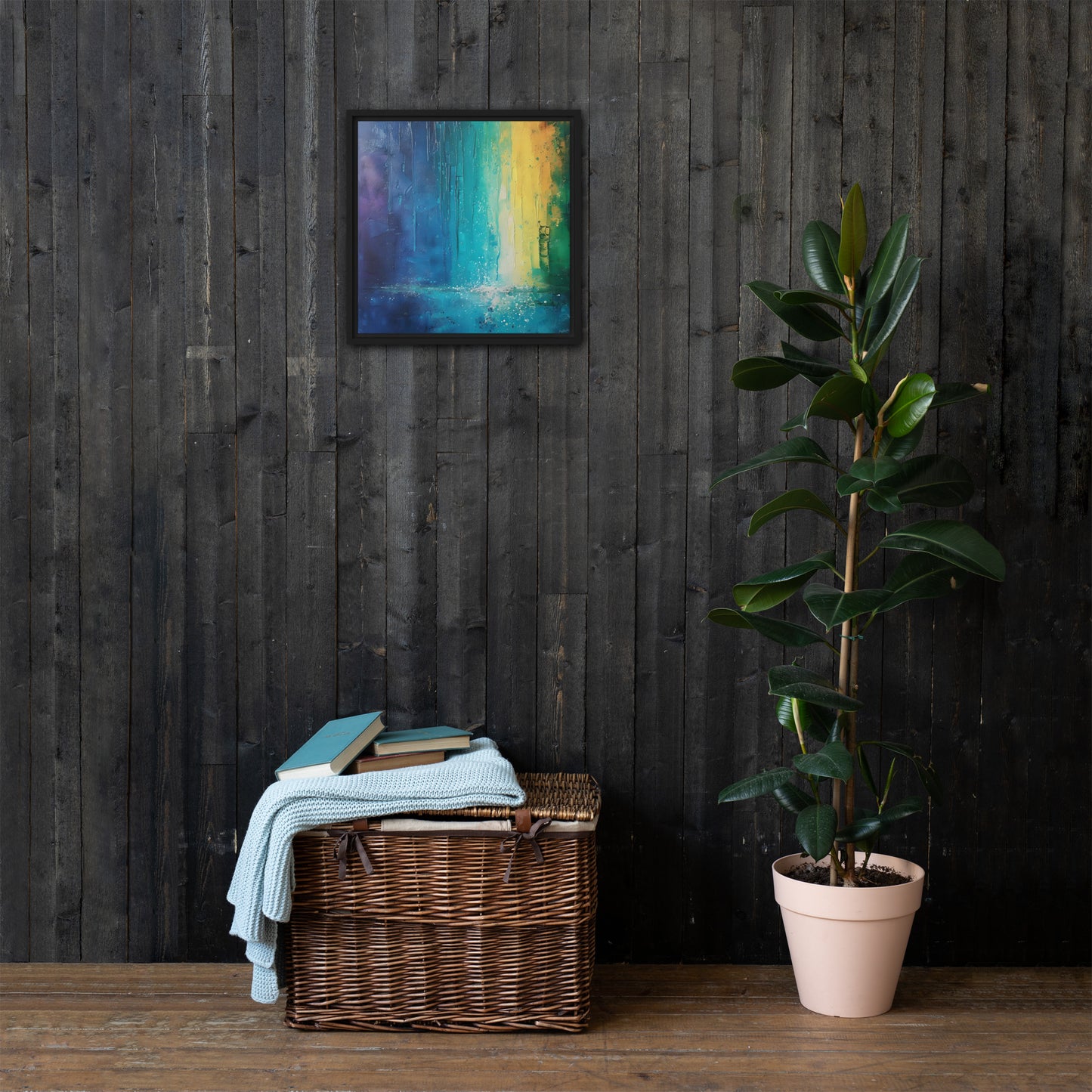 Framed canvas Rainy day #1