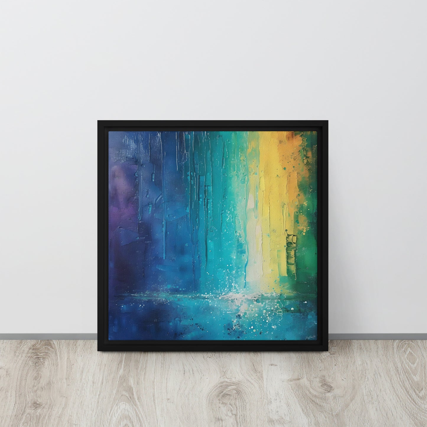 Framed canvas Rainy day #1