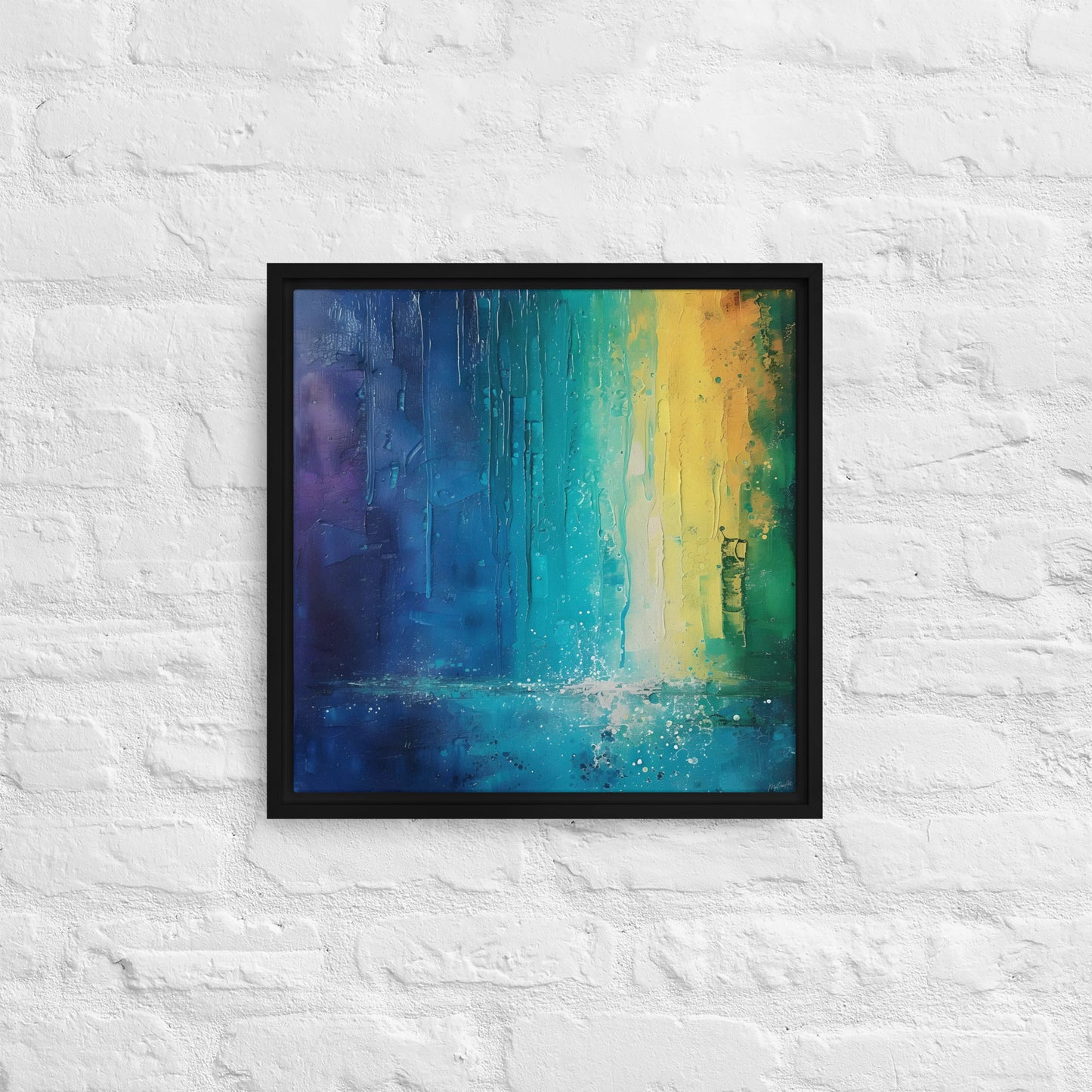 Framed canvas Rainy day #1