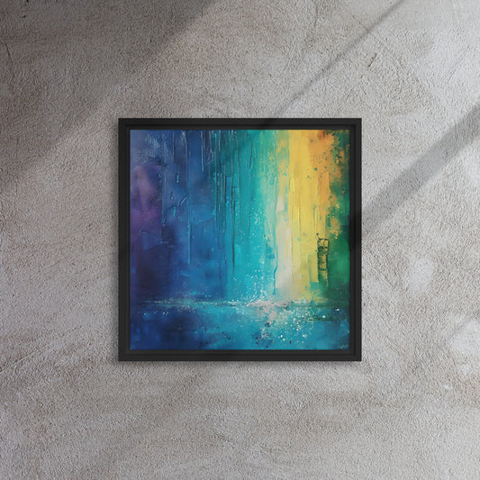 Framed canvas Rainy day #1