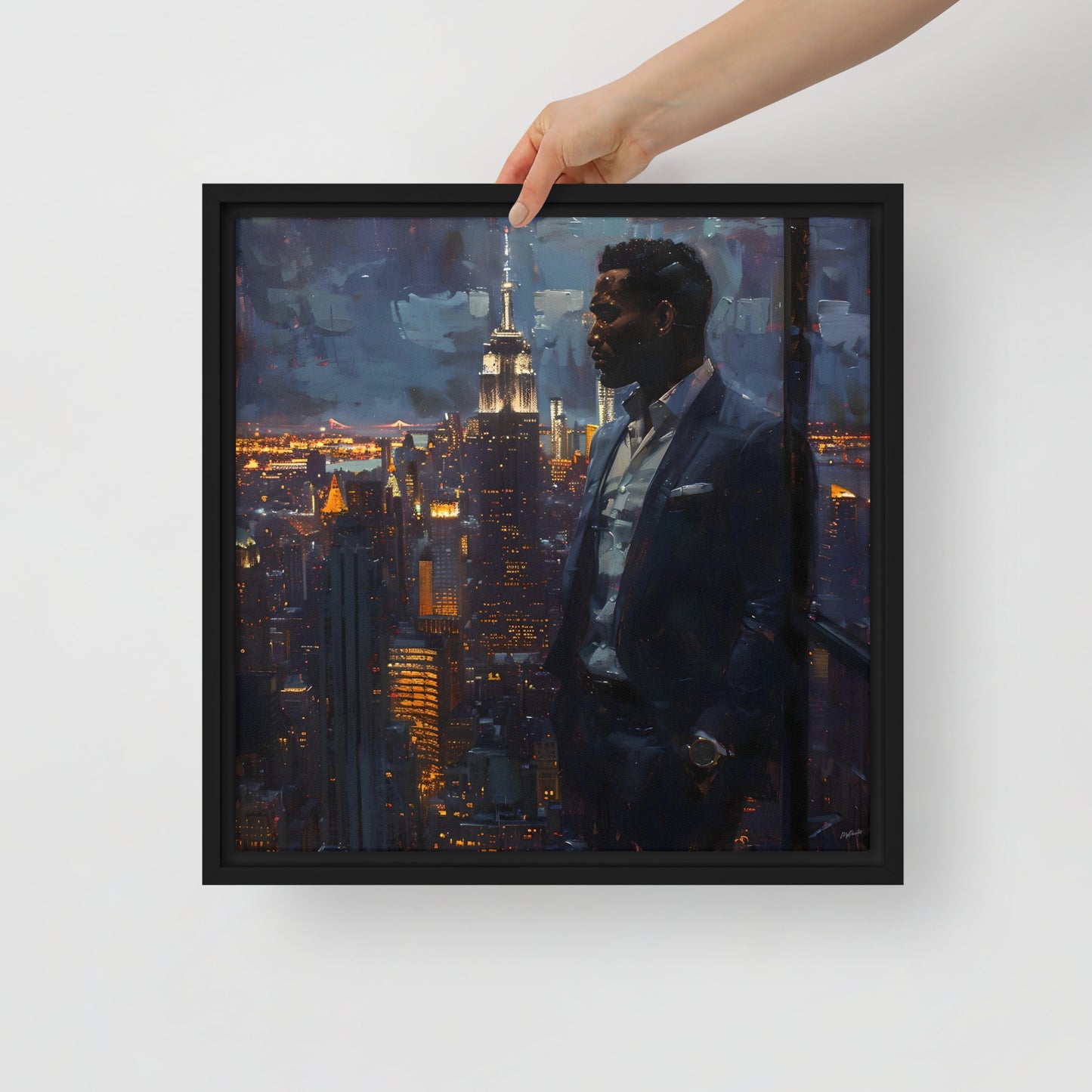 Framed canvas Big City Lights #3
