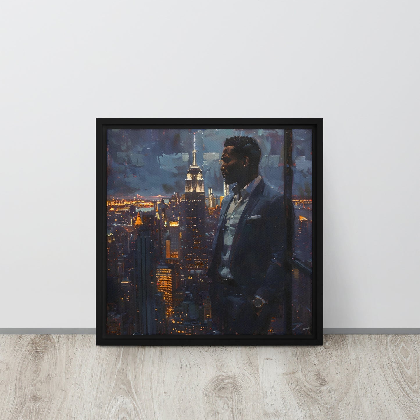 Framed canvas Big City Lights #3