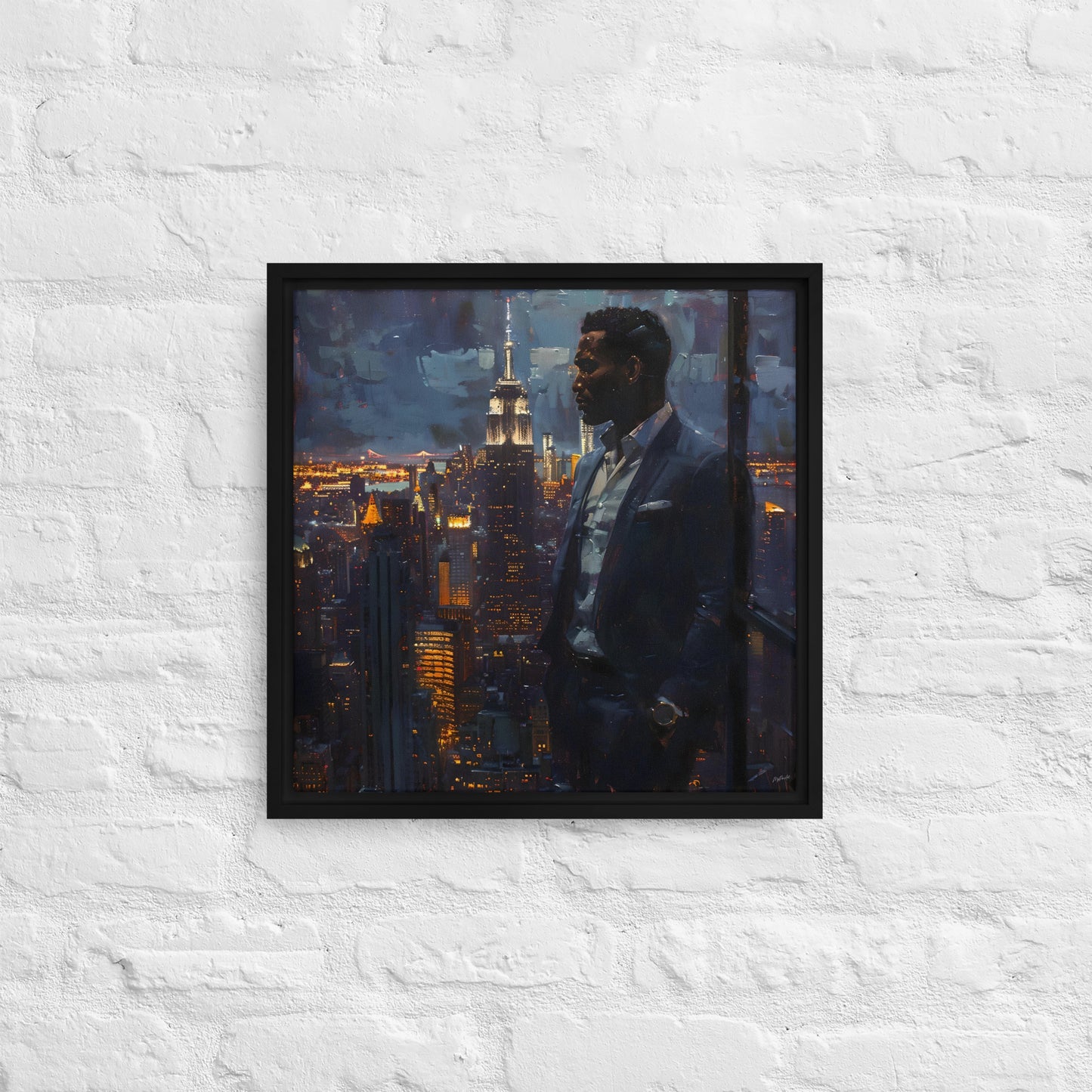 Framed canvas Big City Lights #3