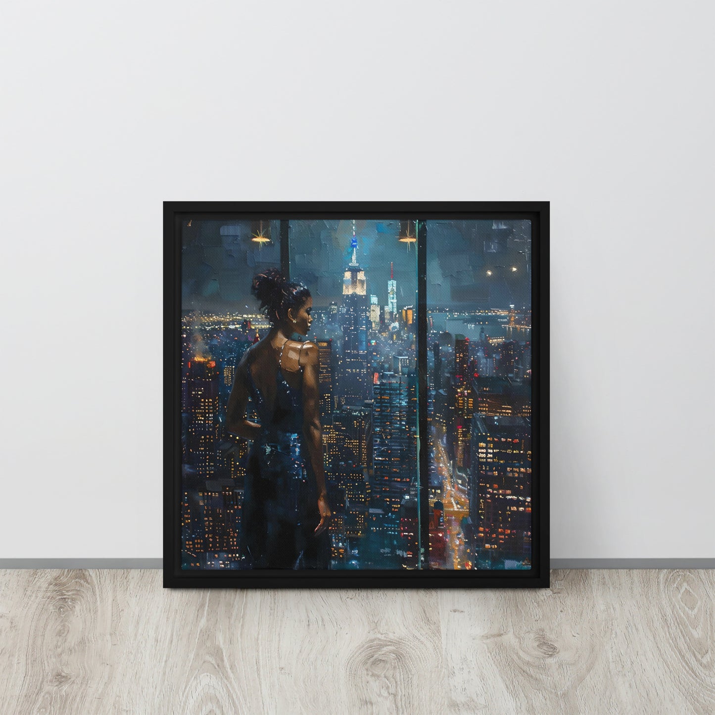 Framed canvas Big city Lights #4