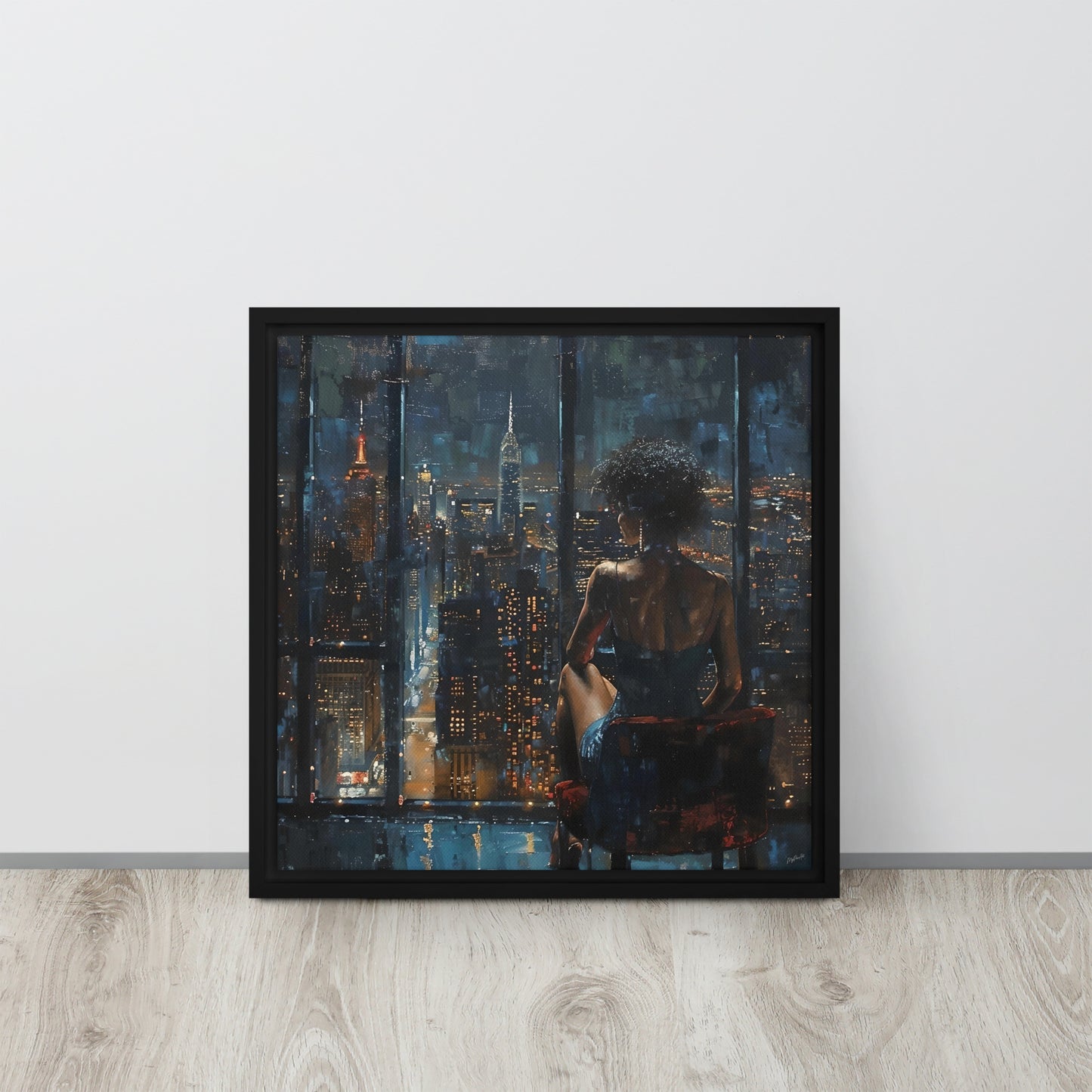 Framed canvas Big City Lights #6