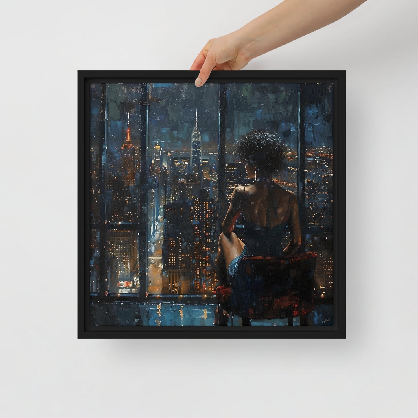 Framed canvas Big City Lights #6