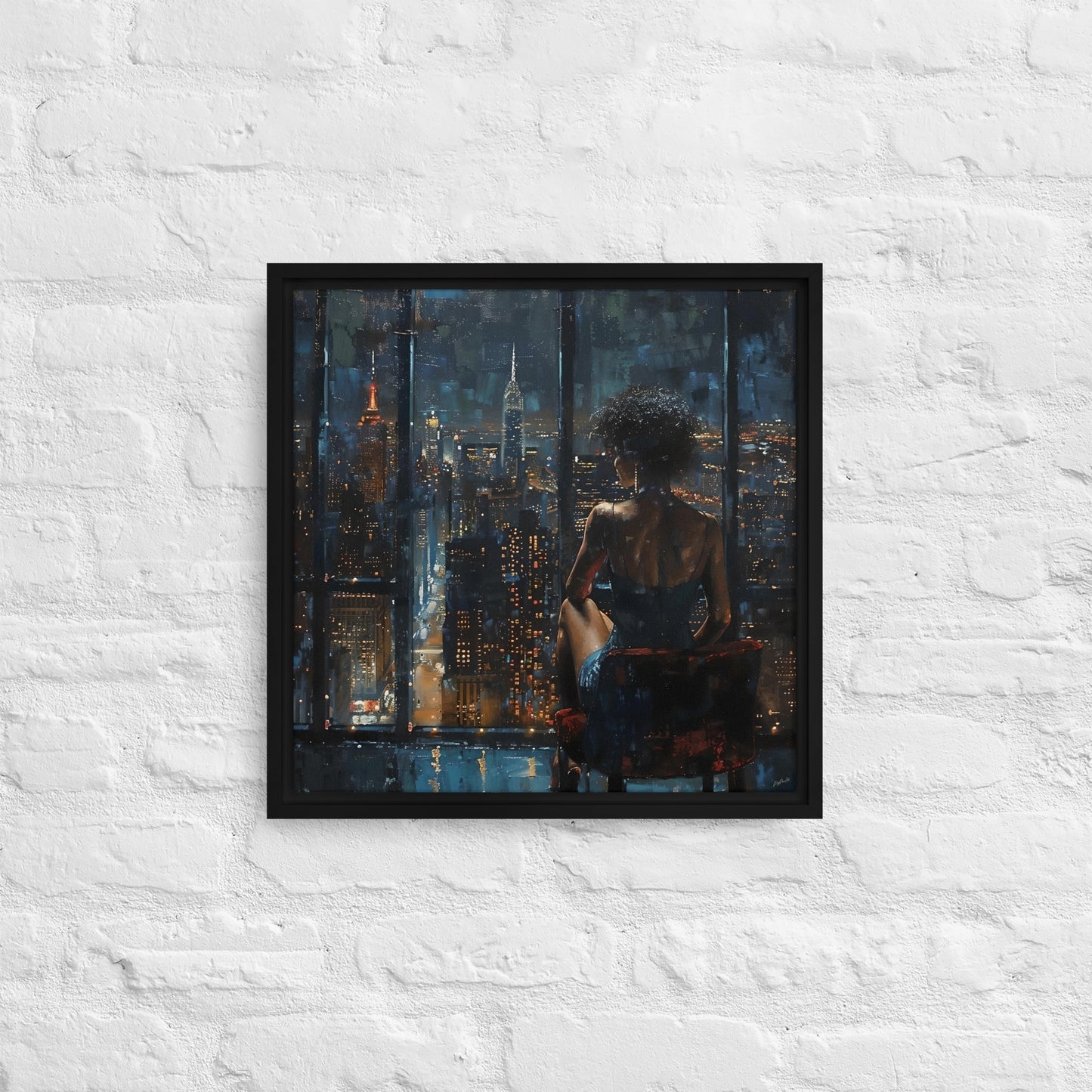 Framed canvas Big City Lights #6