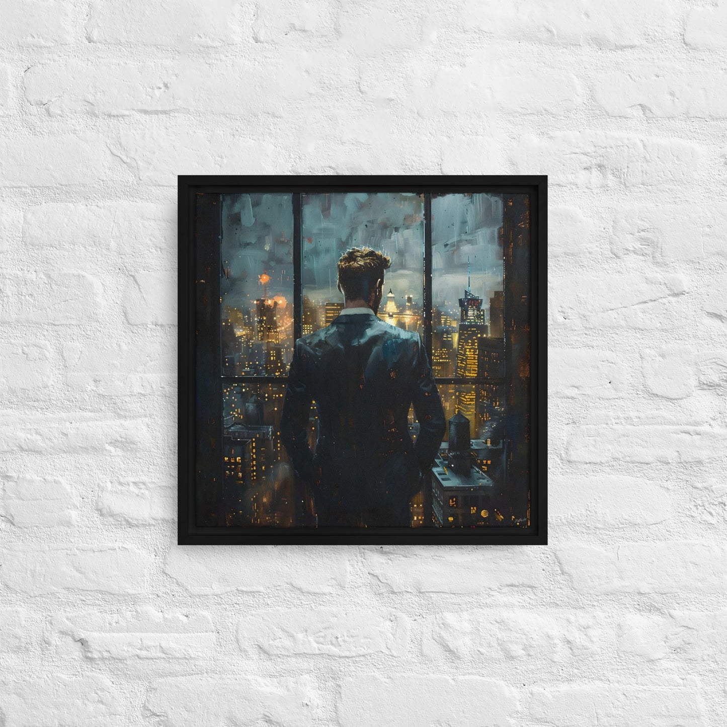 Framed canvas Big City Lights #7