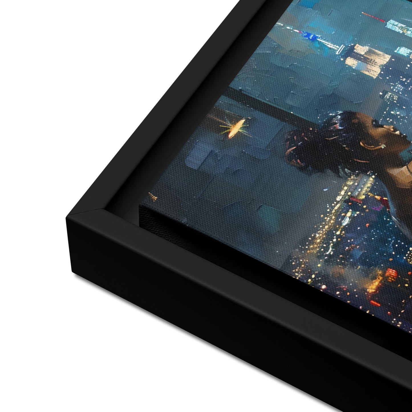 Framed canvas Big city Lights #4