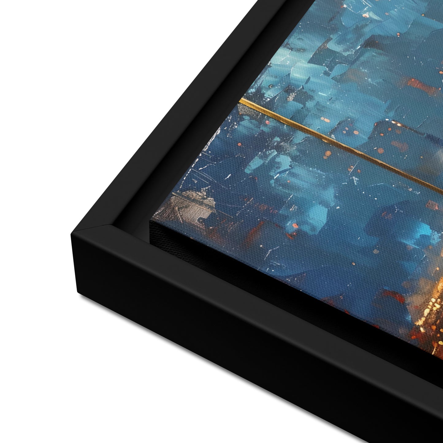 Framed canvas big City Lights #5