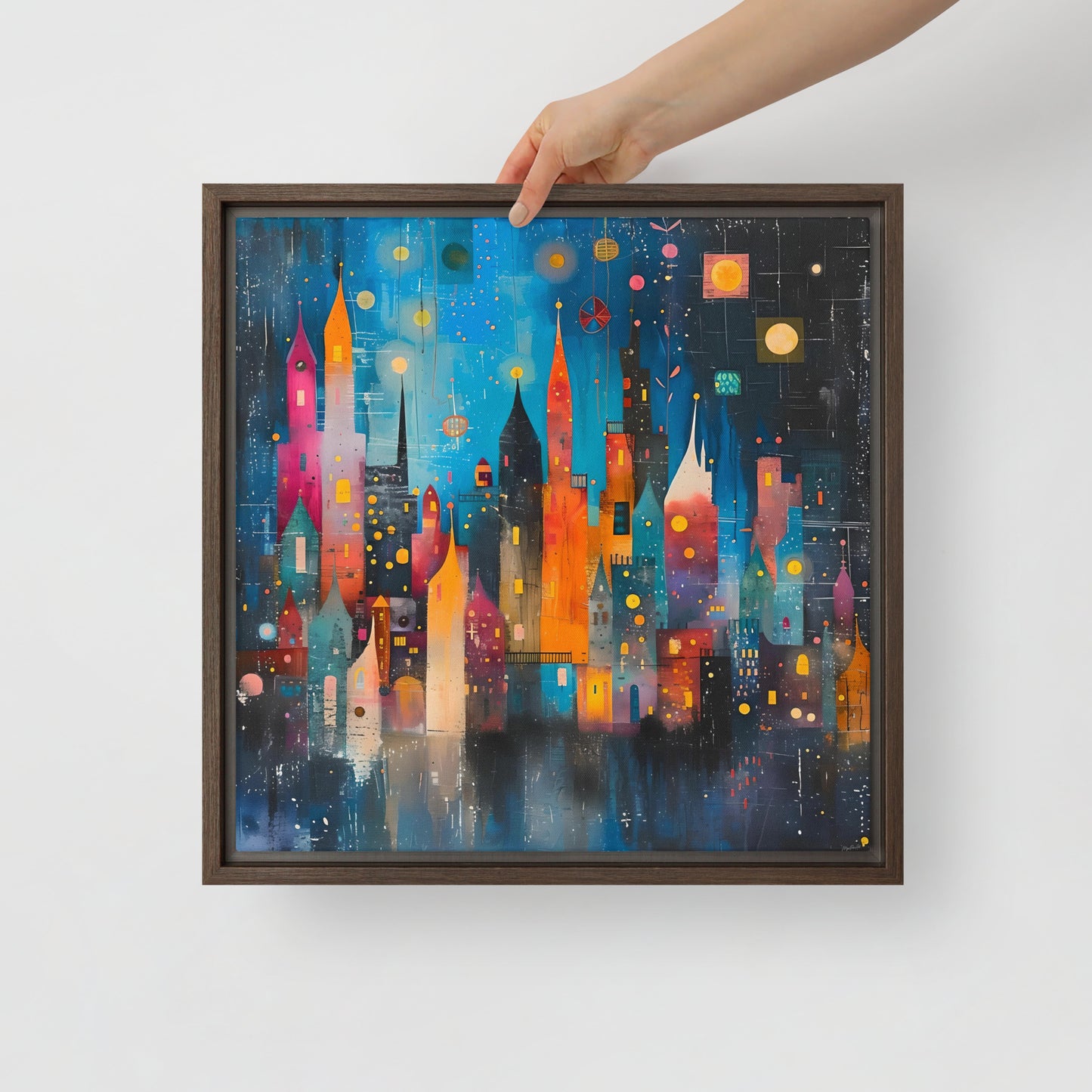 Framed canvas Street's echo #4