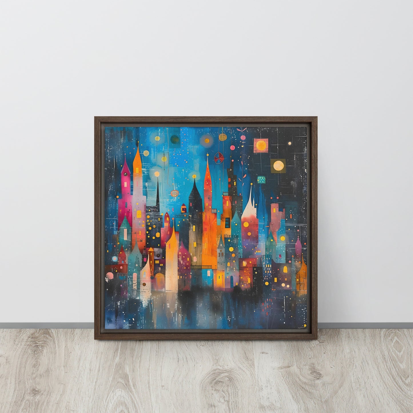 Framed canvas Street's echo #4